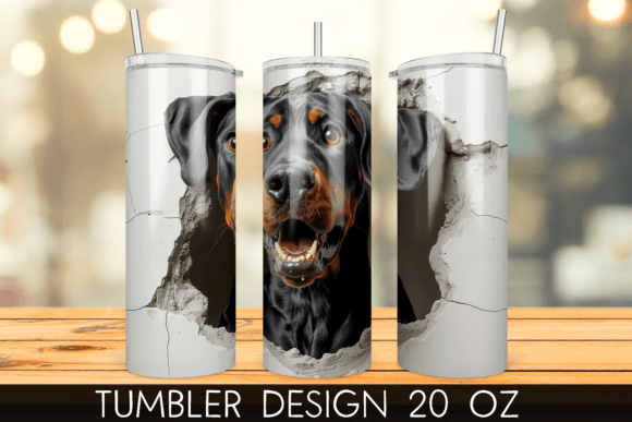 3D Doberman Hole in a Wall Tumbler Wrap: A Practical Guide for Creators