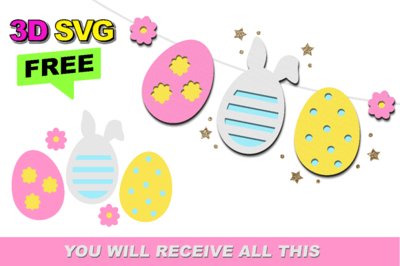 Easter Eggs Decorations FREE: A Practical Guide to 3D SVG Assets for Crafters and Creators