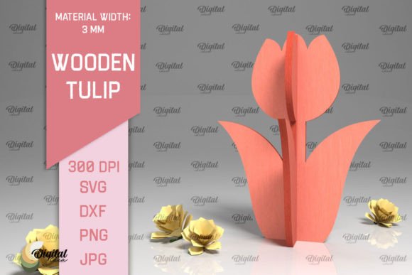 Elevate Spring Design with Laser Cut Tulips