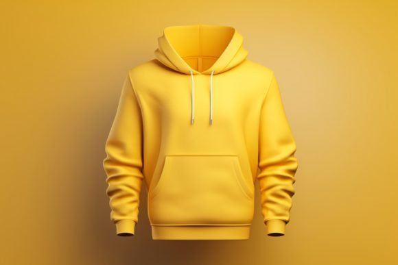 Integrating the 3D Yellow Hoodie Mockup Picture into Your Design Workflow