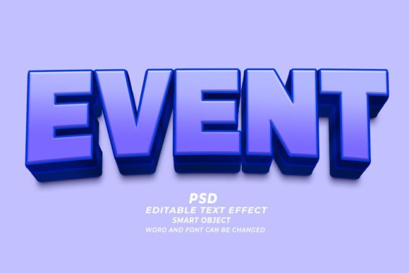 Mastering Visual Impact: A Guide to Event PSD 3D Editable Text Effects