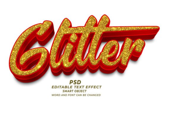 Mastering Visual Impact: A Guide to Glitter PSD 3D Editable Text Effects