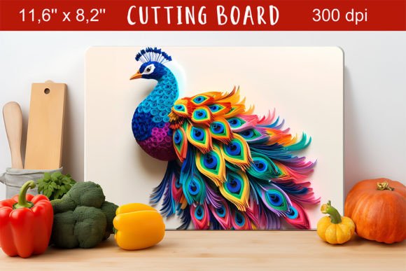 Peacock Sublimation 3d Cutting Board: A Practical Guide for Crafters and Designers