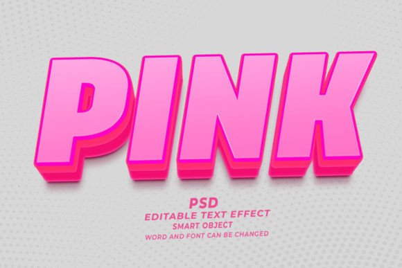 Understanding the Value and Application of Pink PSD 3D Editable Text Effects in Modern Design