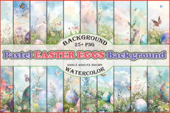 Unlocking Creativity with Easter Eggs Watercolor Pastel Backgrounds: A Guide to Digital Design Resources
